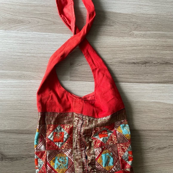 Authentic Indian Embroidered Satchel - Picture 2 of 3